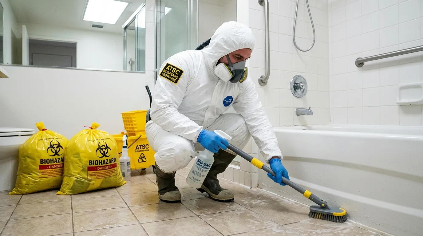 Decontamination equipment deployed for Blood Cleanup in Winfield